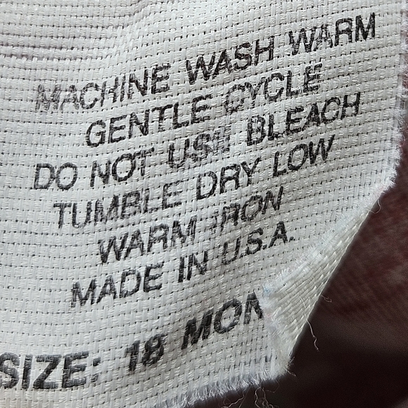 CuteCumber Kids Overalls Vintage 18 Months Red with sailing pattern - Picture 5 of 6